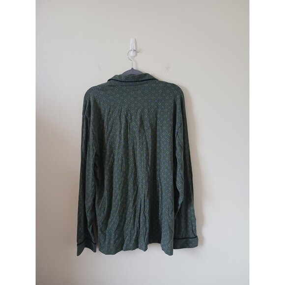 Stafford Mens Pajama 2 Piece Sleep Set Cotton Blend Elastic Waist Size L - Picture 5 of 8